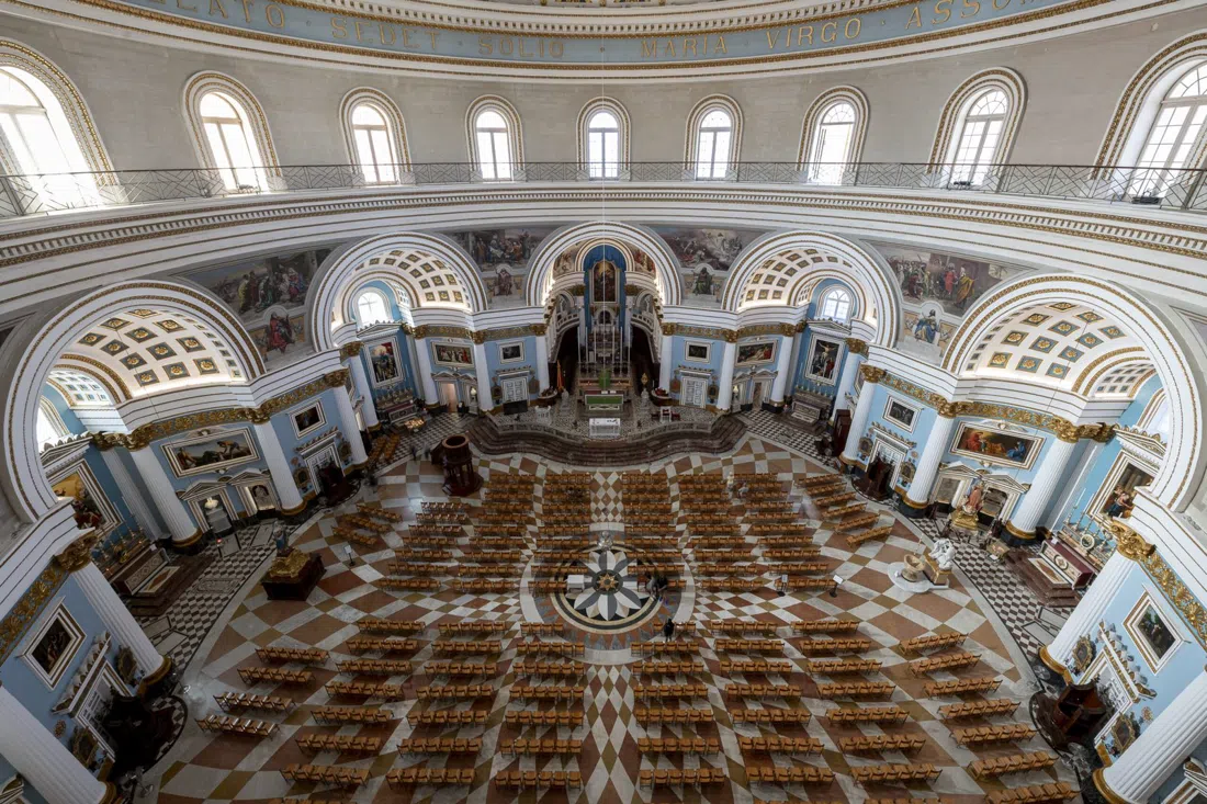 Rotunda van Mosta (Heiligdom-Basiliek van de Tenhemelopneming van Onze-Lieve-Vrouw), Valletta