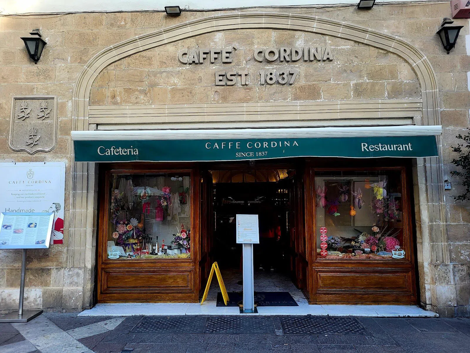 Caffè Cordina,瓦莱塔