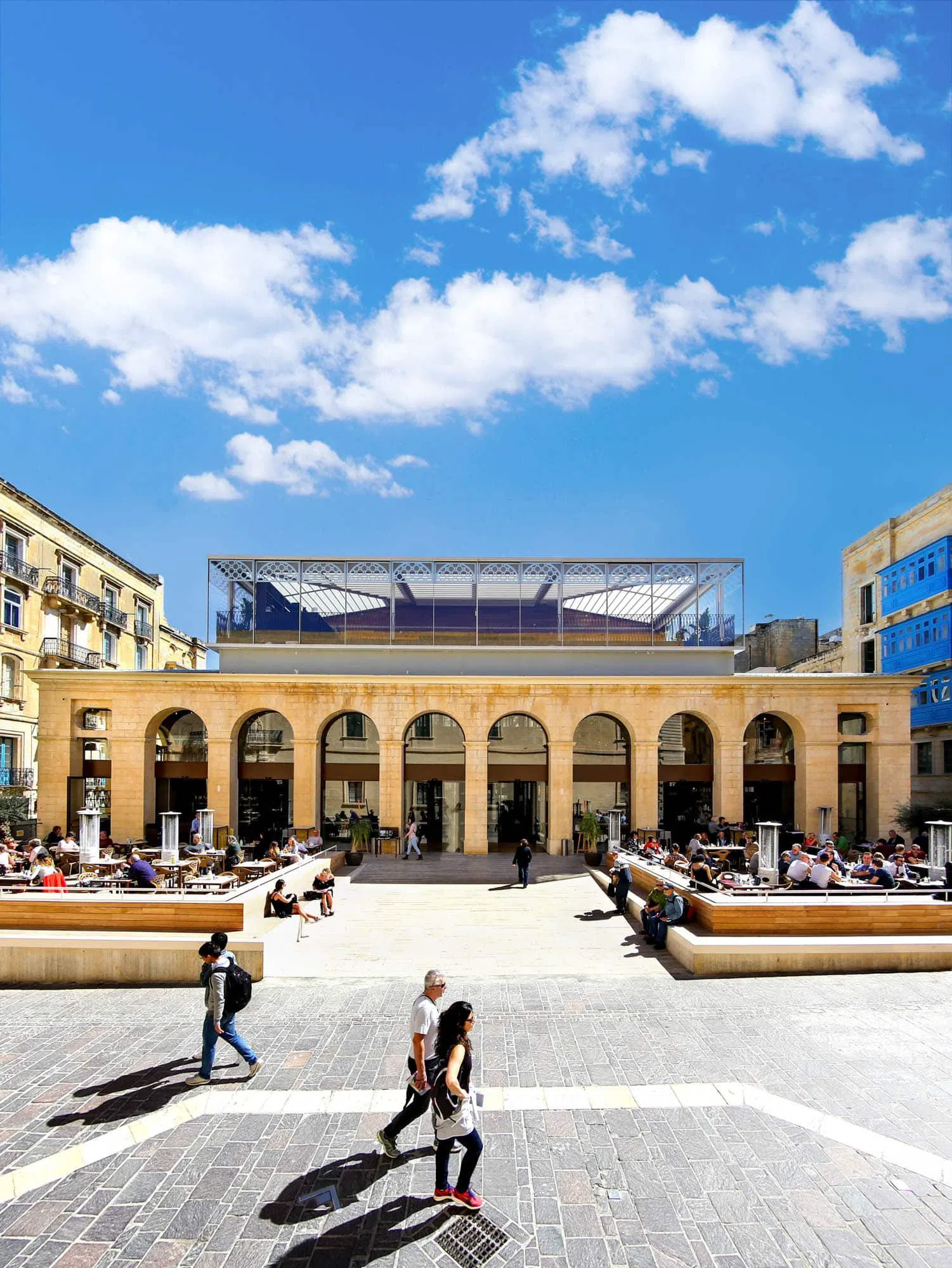 Walking Merchants Street and Is-Suq tal-Belt in Valletta